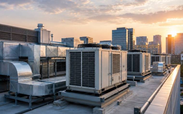 Commercial rooftop plant
