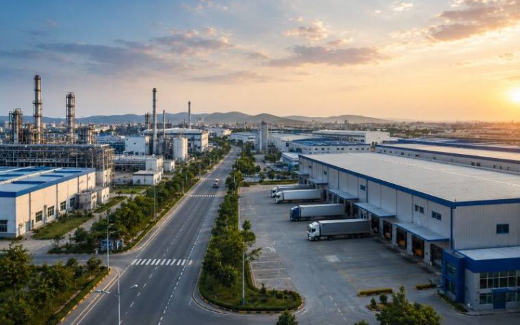 Industrial and warehousing park