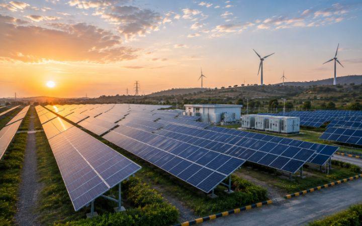 Solar and utility site